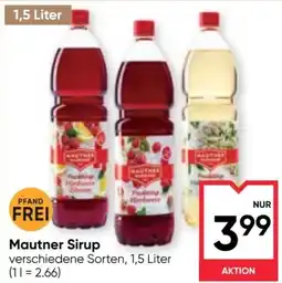Maximarkt Mautner Sirup Angebot