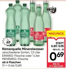 Maximarkt Römerquelle Mineralwasser Angebot