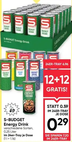 Maximarkt S-Budget Energy Drink Angebot