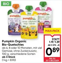 Maximarkt Pumpkin Organic Bio-Quetschies Angebot