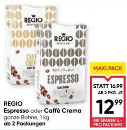 Maximarkt Regio Espresso oder Caffè Crema Angebot