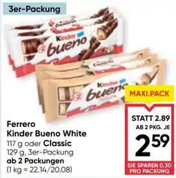 Maximarkt Ferrero Kinder Bueno White Angebot