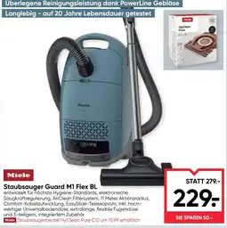 Maximarkt Miele Staubsauger Guard M1 Flex BL Angebot