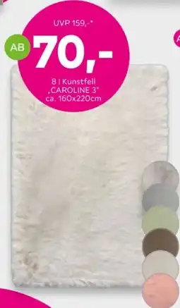 Mömax Kunstfell CAROLINE 3 Angebot