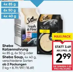 Maximarkt Sheba Katzennahrung Angebot