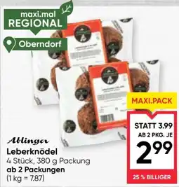 Maximarkt Ablinger Leberknödel Angebot