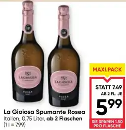 Maximarkt La Gioiosa Spumante Rosea Angebot