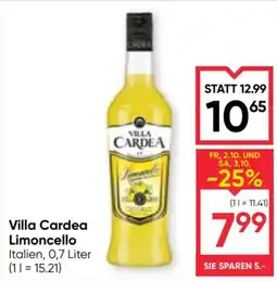 Maximarkt Villa Cardea Limoncello Angebot