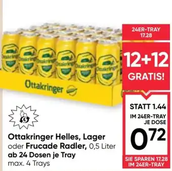 Ottakringer Helles, Lager oder Frucade Radler