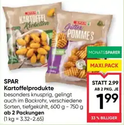 Maximarkt SPAR Kartoffelprodukte Angebot