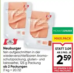 Maximarkt Neuburger fein aufgeschnitten Angebot