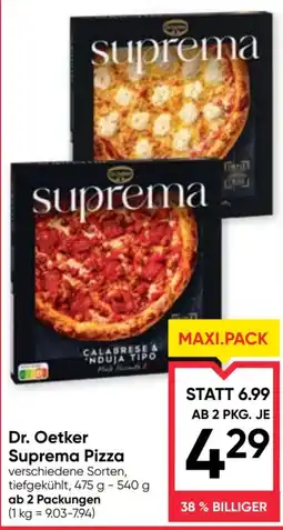 Maximarkt Dr. Oetker Suprema Pizza Angebot