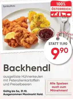 Maximarkt Backhendl Angebot