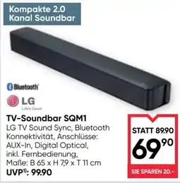 Maximarkt LG TV-Soundbar SQM1 Angebot