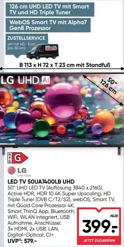 Maximarkt LG UHD LED TV Angebot
