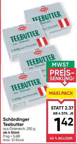 Maximarkt Schärdinger Teebutter Angebot