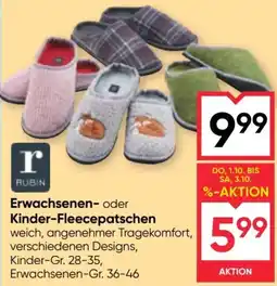 Maximarkt Rubin Erwachsenen- oder Kinder-Fleecepatschen Angebot