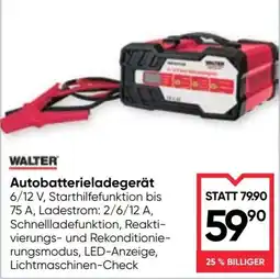 Maximarkt WALTER Autobatterieladegerät Angebot
