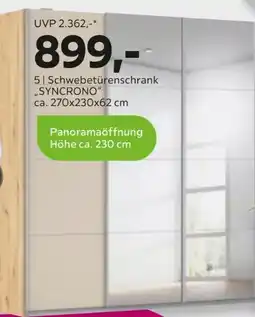Mömax Schwebetürenschrank Syncrono Angebot