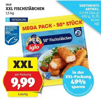Iglo XXL Fischstäbchen