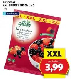 Hofer All Seasons Beerenmischung Angebot