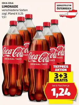 Hofer Coca-Cola Limonade Angebot