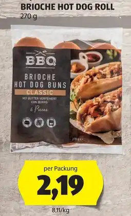 Hofer BBQ Brioche Hot Dog Buns Classic Angebot