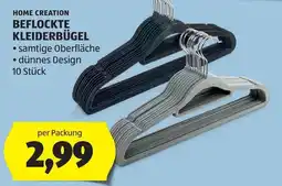 Hofer Home Creation Beflockte Kleiderbügel Angebot