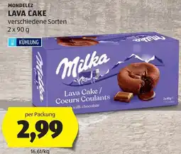 Hofer Milka Lava Cake Angebot