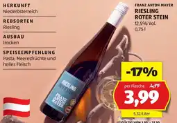 Hofer Riesling Roter Stein Angebot