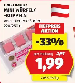 Hofer Finest Bakery Mini Würfel/-Kuppeln Angebot
