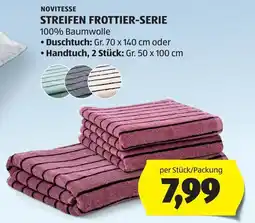 Hofer Novitesse Streifen Frottier-Serie Angebot