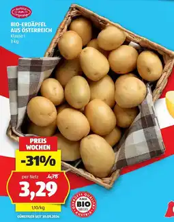 Hofer Bio-Erdäpfel aus Österreich Angebot