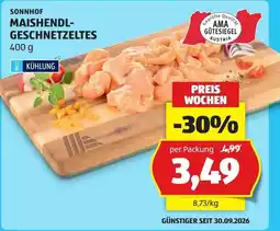 Hofer Sonnhof Maishendl-Geschnetzeltes Angebot