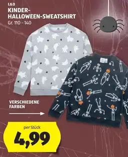 Hofer L&D Kinder-Halloween-Sweatshirt Angebot