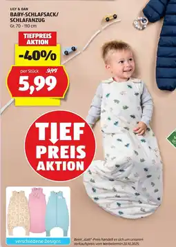 Hofer Lily & Dan Baby-Schlafsack/Schlafanzug Angebot