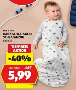 Hofer Lily & Dan Baby-Schlafsack/Schlafanzug Angebot