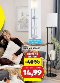 Hofer CASALUX Lampe mit Ablage Angebot