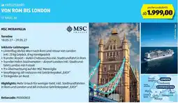 Hofer Kreuzfahrt von rom bis london Angebot