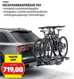 Hofer Thule Heckfahrradträger 933 Angebot