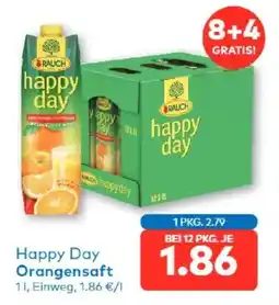 T&G Happy Day Orangensaft Angebot