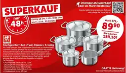 Interspar ZWILLING Kochgeschirr-Set Twin Classic 5-teilig Angebot