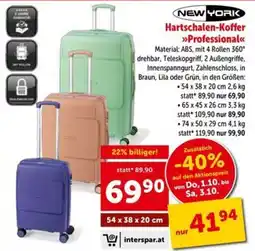 Interspar New York Hartschalen-Koffer »Professional« Angebot