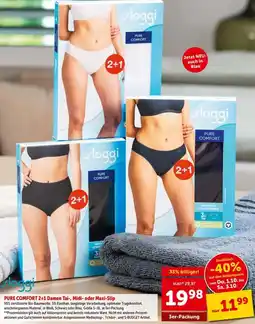 Interspar sloggi PURE COMFORT Damen Tai- oder Maxi-Slip Angebot