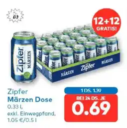 T&G Zipfer Märzen Dose Angebot