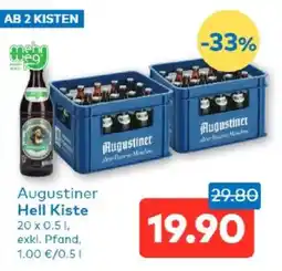 T&G Augustiner Hell Kiste Angebot
