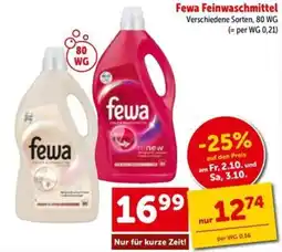 Interspar Fewa Feinwaschmittel Angebot