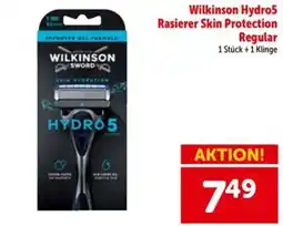 Interspar Wilkinson Hydro5 Rasierer Skin Protection Regular Angebot