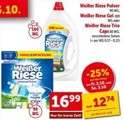 Interspar Weißer Riese Universal Pulver Angebot
