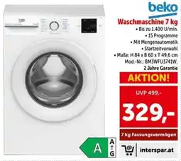 Interspar Waschmaschine 7 kg Angebot
